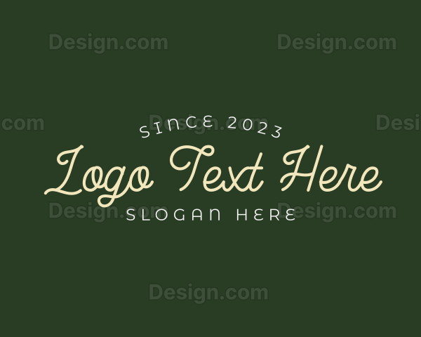 Cursive Company Business Logo