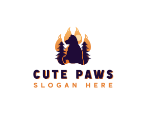 Bear Paw Forest logo design