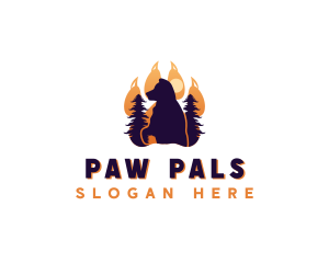 Bear Paw Forest logo design