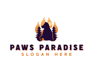 Bear Paw Forest logo design