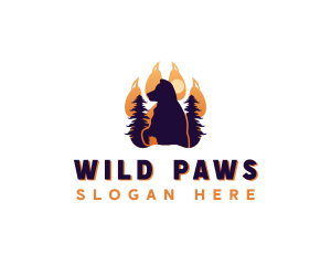 Bear Paw Forest logo design