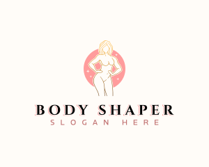 Sexy Woman body logo design