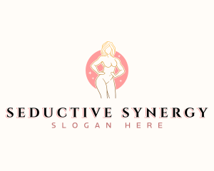 Sexy Woman body logo design