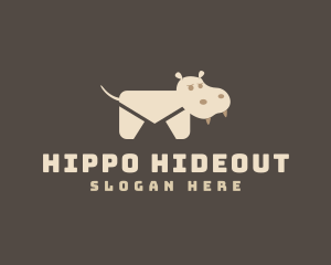 Hippo Mail Envelope logo design