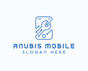 Mobile Phone Circuitry logo design