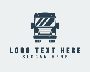 Logistics Cargo Truck logo