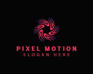 Professional Technology Motion logo design