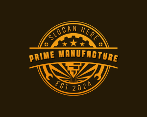 Laser CNC Manufacturing logo design