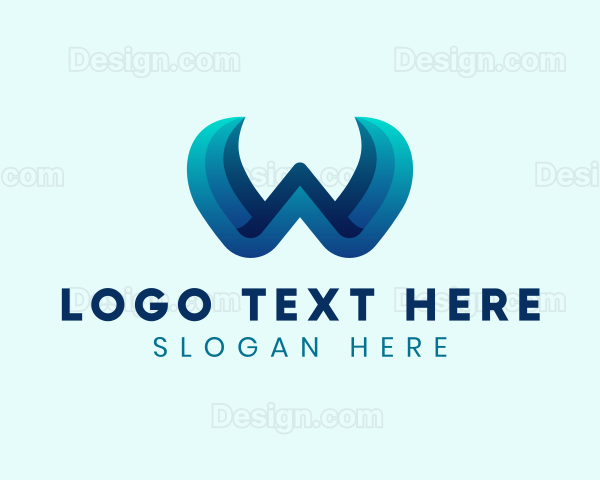 Professional Creative Startup Letter W Logo