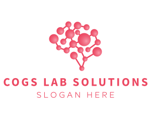 Pink Brain Science logo design