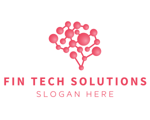 Pink Brain Science logo design