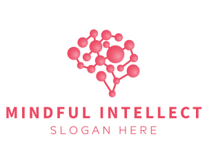 Pink Brain Science logo design