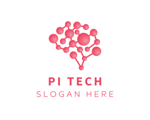 Pink Brain Science logo design