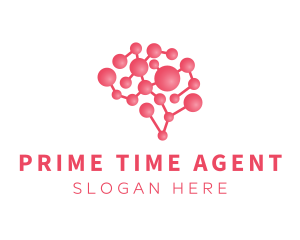 Pink Brain Science logo design