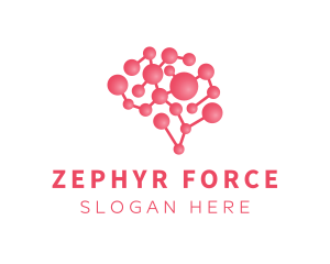 Pink Brain Science logo design