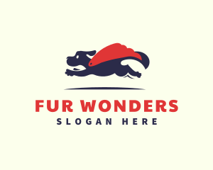 Dog Superhero Cape logo