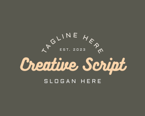 Generic Retro Script logo design