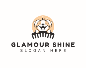 Comb Veterinary Grooming logo design