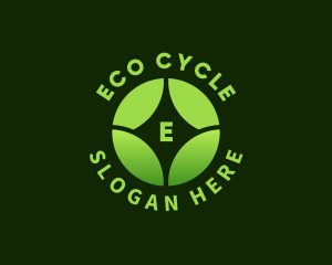 Eco Wellness Leaf logo design