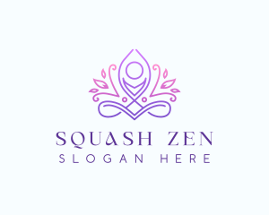 Holistic Yoga Zen logo design