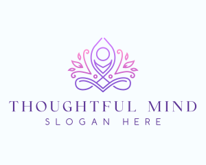 Holistic Yoga Zen logo design