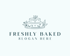 Baking Dessert Cake  logo design