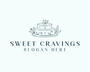 Baking Dessert Cake  logo design