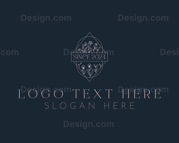 Stylish Floral Boutique Logo