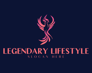 Legendary Phoenix Bird logo