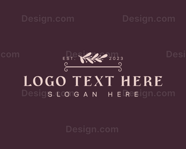 Boutique Perfume Brand Logo