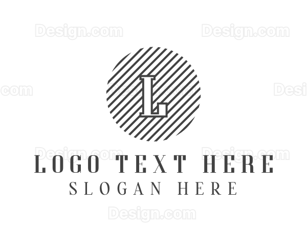 Circle Striped Generic Business Logo