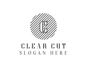 Circle Striped Generic Business logo design