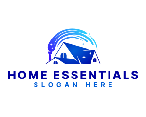 Housekeeping Mop Clean logo design