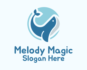 Blue Sperm Whale Logo