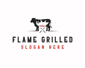 Beef BBQ Grill logo design