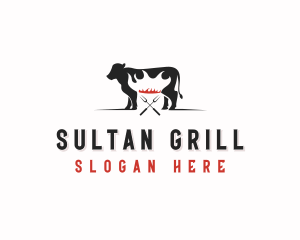 Beef BBQ Grill logo design