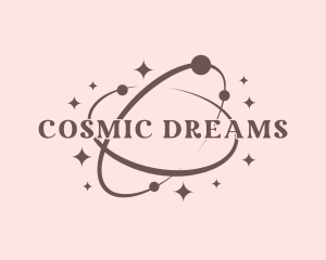 Galaxy Cosmic Orbit logo design