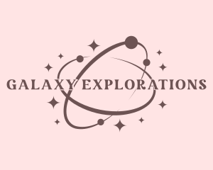 Galaxy Cosmic Orbit logo design