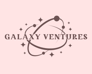 Galaxy Cosmic Orbit logo design