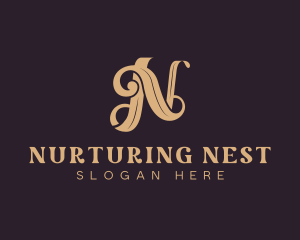 Jewelry Artisan Letter N logo design