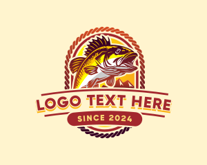 Fish Seafood Fishing logo