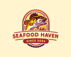 Fish Seafood Fishing logo design