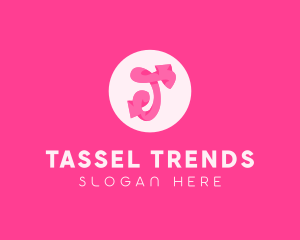 Pink Funky Sweet Fashion logo design