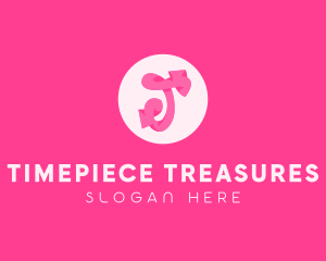 Pink Funky Sweet Fashion logo design