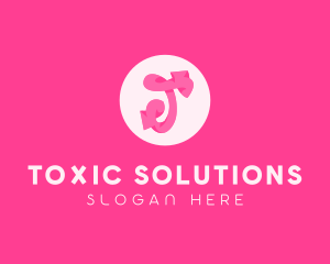 Pink Funky Sweet Fashion logo design