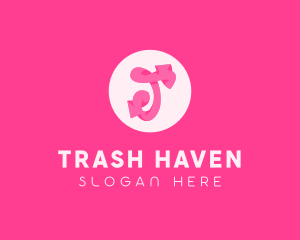 Pink Funky Sweet Fashion logo design