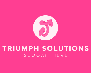 Pink Funky Sweet Fashion logo design