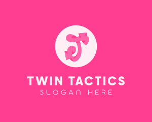 Pink Funky Sweet Fashion logo design