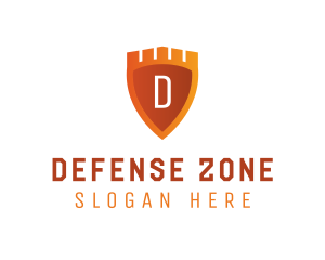 Castle Shield Defense logo design