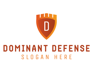 Castle Shield Defense logo design